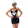 Daring - French Maid Roleplay Set S/M. Kostium francuskiej pokojówki z kuszącymi wycięciami na biodrach