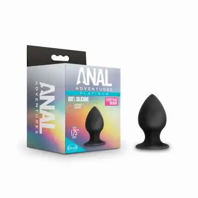 Anal Adventures - Silicone Plug M. Plug analny o rozszerzającym się kształcie. Odkryj nowe doznania analne