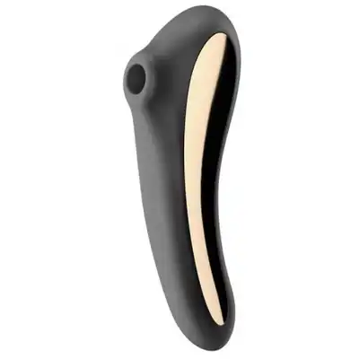 Satisfyer - Dual Kiss Black. Kompaktowy i elegancki wibrator ciśnieniowy i puntu G. Dwa niesamowite urządzenia w jednym.