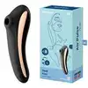 Satisfyer - Dual Kiss Black. Kompaktowy i elegancki wibrator ciśnieniowy i puntu G. Dwa niesamowite urządzenia w jednym.