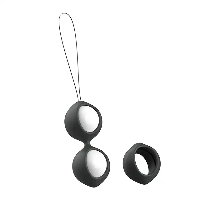 B Swish - BFit Classic Flex Black 28g. Czarne kulki gejszy z ruchomymi kulkami wewnątrz. Trening mięśni kegla połączony z przyjemnością przy każdym ruchu.