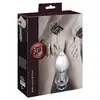Fetish Collection - Cuffs&amp;Plug.  Plug analny z kajdankami i łańcuchami zapinanymi na kłódki! Rozkosz innowacyjnego zniewolenia!