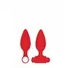 Ouch! - USB-Rechargeable Anal Set. Zestaw analnych wtyczek i wibratorów. Pocisk wibrujący ładowany USB. Niekończąca się analna przyjemność