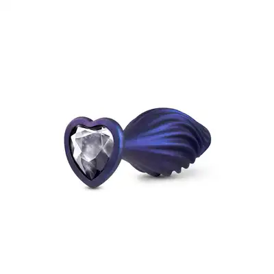 ANAL ADVENTURES MATRIX SWIRLING BLING PLUG SAPPHIRE