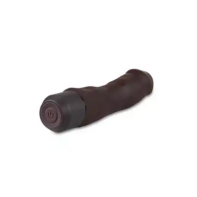 DR. SKIN SILICONE - DR. STEVE 7 INCH VIBRATING DILDO BROWN