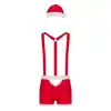 Obsessive - Mr Claus Set L/XL. Seksowny kostium męski  św. Mikołaja. Zmysłowa świąteczna atmosfera czeka na was!
