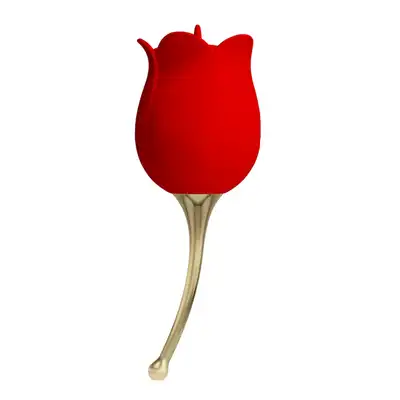 Pretty Love - Rose Lover. Elegancki wibrator w kształcie róży. 12 trybów wibracji i lizania. Idealny na prezent dla wybranki serca