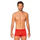 Obsessive - Boldero Boxer Short Red L/XL - męskie bokserki w kolorze soczystej czerwieni. Gładki materiał w elektryzującym kolorze