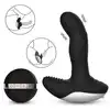 Boys Of Toys - Silicone Massager Black. Wibrujący stymulator prostaty z funkcją podgrzewania i ruchomą końcówką, sterowany na pilota