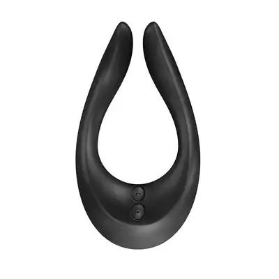 Satisfyer - Endless Joy Black Multivibrator - wielofunkcyjny wibrator dla par. Trzy osobne silniki, 100 funkcji wibracji 