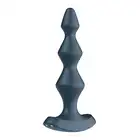 Satisfyer - Lolli Plug 1 Black - czarny wibrator analny o stożkowym kształcie. Mocne dwa silniki! 