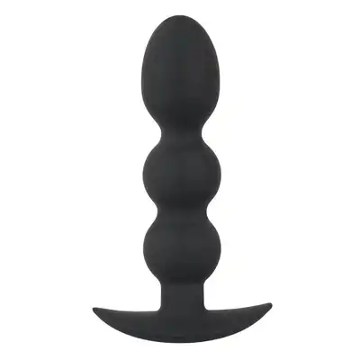 Black Velvets - Heavy Beads. Silikonowy plug analny dla miłośników ciężkich zabaw. Jego nietypowy kształt to gwarancja satysfakcji