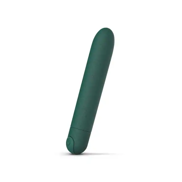 Glov - Saga Bullet Vibrator. Ekologiczny mini wibrator wykonany z recyklingowanego ABSu. Klasyczny kształt w eko wydaniu