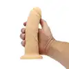 Kiotos Cox - Flesh 041 Silicone.  Silikonowe teksturowane dildo 23 cm ze stymulacją punkgu G. Mocna przyssawka