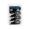 Baile - Titan Cock Rings. Zestaw trzech ringów erekcyjnych na penisa. Naturalne wzmocnienie erekcji. Wydłuż swój stosunek