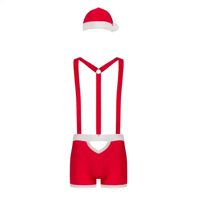 Obsessive - Mr Claus Set L/XL. Seksowny kostium męski  św. Mikołaja. Zmysłowa świąteczna atmosfera czeka na was!