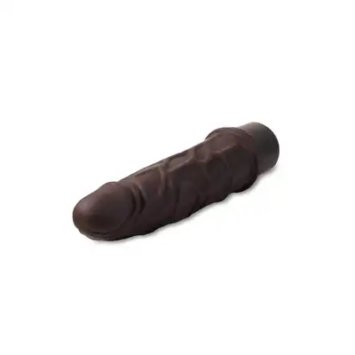 DR. SKIN SILICONE DR. ROBERT 7 INCH VIBRATING DILDO BROWN