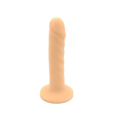 Kiotos Cox - Flesh 040 Silicone. Silikonowe dildo 18cm o żebrowanej powierzchni. Ultra mocna przyssawka. 