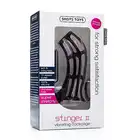 ShotsToys - Stinger II Black - elastyczna klatka na penisa z ringiem i wibracjami. Wzmocnij swoją erekcję 