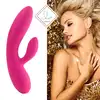 FeelzToys - Lea Rubine Red - wibrator z króliczkiem w eleganckim opakowaniu. Dwa, niezależne silniki