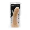 Kiotos Cox - Flesh 041 Silicone.  Silikonowe teksturowane dildo 23 cm ze stymulacją punkgu G. Mocna przyssawka