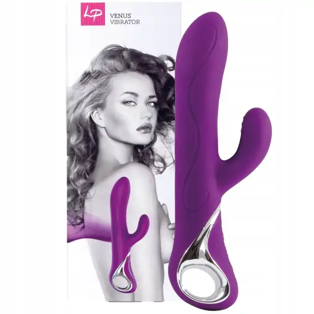 Lovers Premium - Venus Purple. Stylowy wibrator z króliczkiem jakości premium, jednoczesna stymulacja punktu G i łechtaczki