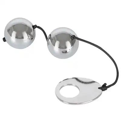 Bad Kitty - Metal Balls. Ciężkie metalowe kulki gejszy dla zaawansowanych użytkowników. Komfortowy trening mięśni kegla