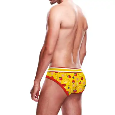 Prowler - Fruits Open XL Briefs. Slipy męskie z soczyście dwuznacznym owocowym nadrukiem. 