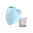 Satisfyer - Cutie Heart Blue - stylowy wibrator pulsacyjny do łechtaczki. Gwarancja przyjemności