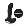 Boys Of Toys - Silicone Massager Black. Wibrujący stymulator prostaty z funkcją podgrzewania i ruchomą końcówką, sterowany na pilota