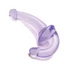 Lux Fetish - Strapless Strap-On Purple. Dwustronny strapon bez uprzęży z innowacyjnym wygięciem. Orgazm dla obydwojga gwarantowany!