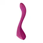 Satisfyer - Partner Multifun 2 Deeprose - wielofunkcyjny wibrator w pięknym kolorze. Przyjemność solo lub z partnerem 
