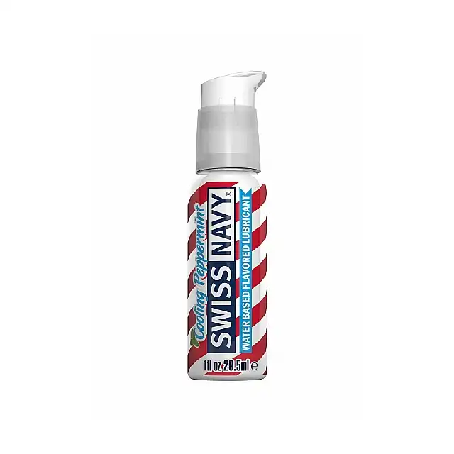 Swiss Navy - Cooling Peppermint 29,5ml - chłodzący lubrykant o smaku mięty w podróżnej pojemności 