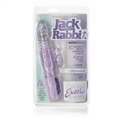 Wibrator-PETITE THRUSTING JACK RABBIT PURPLE