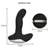 Boys Of Toys - Silicone Massager Black. Wibrujący stymulator prostaty z funkcją podgrzewania i ruchomą końcówką, sterowany na pilota
