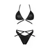 Obsessive - Cobra Nive Set L/XL. Wyjątkowy komplet bielizny z nutką pikanterii. Seksowne, zwierzęce printy z kuszącymi paseczkami, które zniewalająco działają na wyobraźnię!
