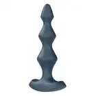 Satisfyer - Lolli Plug 1 Black - czarny wibrator analny o stożkowym kształcie. Mocne dwa silniki! 