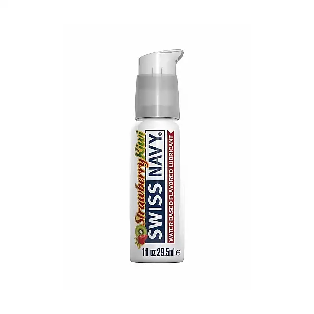 Swiss Navy - Strawberry&amp;Kiwi 29,5ml - lubrykant na bazie wody o smaku truskawki i kiwi. Eksplozja smaków 