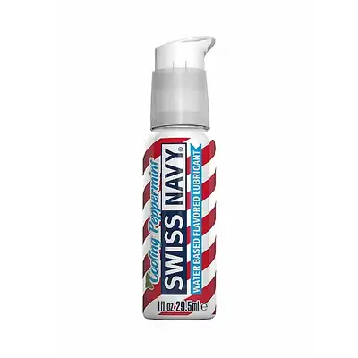 Swiss Navy - Cooling Peppermint 29,5ml - chłodzący lubrykant o smaku mięty w podróżnej pojemności 