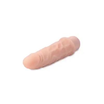 DR. SKIN SILICONE DR. ROBERT 7 INCH VIBRATING DILDO BEIGE