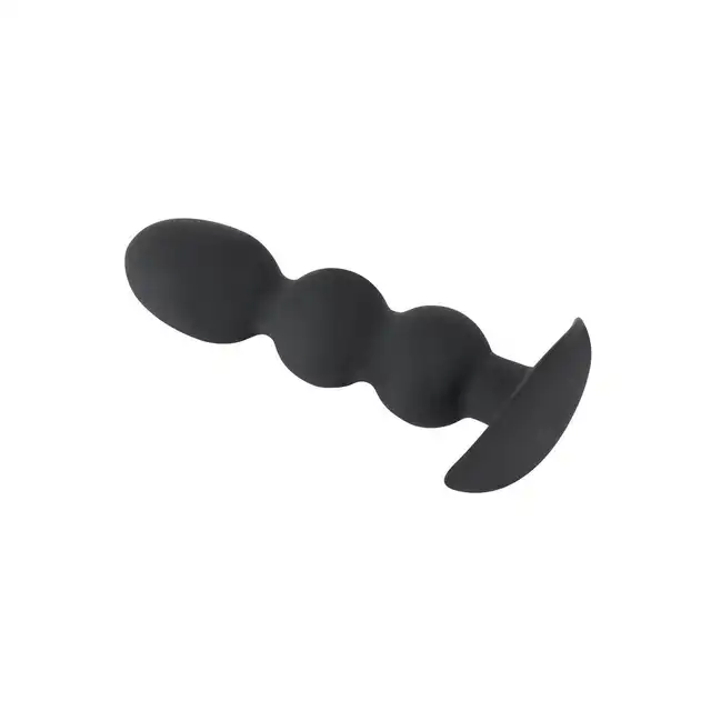 Black Velvets - Heavy Beads. Silikonowy plug analny dla miłośników ciężkich zabaw. Jego nietypowy kształt to gwarancja satysfakcji