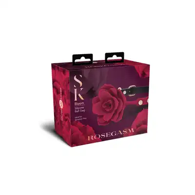 SECRET KISSES ROSEGASM BLOOM SILICONE GAG
