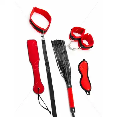 Red Bondage Set
