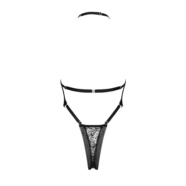 Obsessive - Xenita L/XL. Kuszące body w wężowym wzorze. Odrobina dzikości, szczypta kobiecości i krzta elegancji to połączenie idealne!