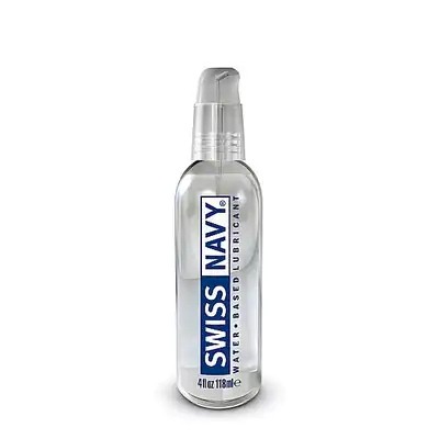 Swiss Navy - Waterbased Lubricant 118ml - lubrykant marki premium w dużej pojemności. Na bazie wody 