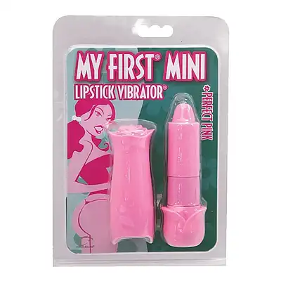 Shots - My First Mini Lipstick Vibrator - mini wibrator w uroczym kształcie szminki. Zabierz ją do kosmetyczki! Ostatnia sztuka!