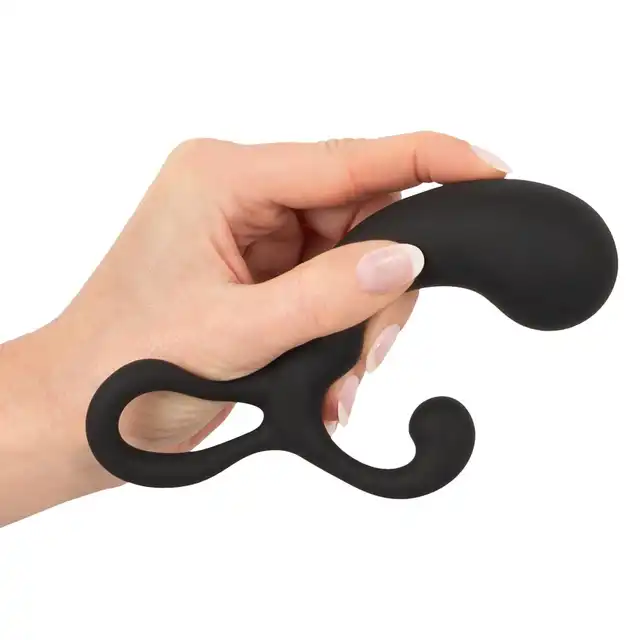 Rebel - 3 Piece Prostate Plug Set. Zestaw trzech czarnych wtyczek analnych, o kształcie idealnie stymulującym prostatę