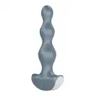 Satisfyer - Lolli Plug 2 Grey - wibrator analny o stożkowym kształcie. Dwa osobne, mocne silniki! 