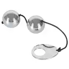 Bad Kitty - Metal Balls. Ciężkie metalowe kulki gejszy dla zaawansowanych użytkowników. Komfortowy trening mięśni kegla