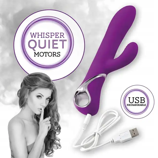 Lovers Premium - Venus Purple. Stylowy wibrator z króliczkiem jakości premium, jednoczesna stymulacja punktu G i łechtaczki